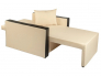 Кресло-кровать Милена с подлокотниками рогожка cream