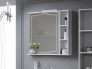 Зеркало-шкаф Monaco 80 белый Правый