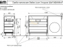 Тумба с раковиной Dallas Luxe 1500 напольная 3 ящика левая