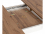 Стол обеденный раздвижной Свелто дуб вотан/белый