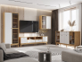 Шкаф (рамка AGT) Оливия Браш Вайт, Дуб Крафт