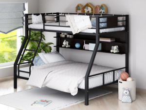 Двухъярусная кровать Гранада-1П черный