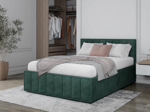 Кровать 1600 Лана зеленый велюр