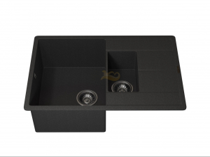Кухонная мойка Uperwood Quartz UPD-05-04 черная матовая