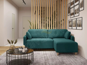 Угловой диван Стокгольм Newtone emerald