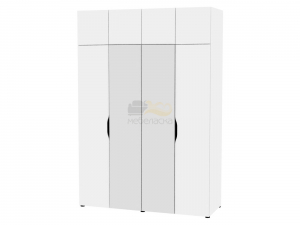 Шкаф с зеркалом Astrid H266М с Антресолью HA4