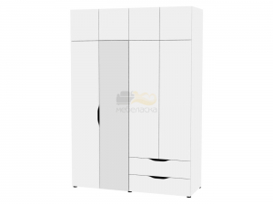 Шкаф с зеркалом Astrid H273М с Антресолью HA4