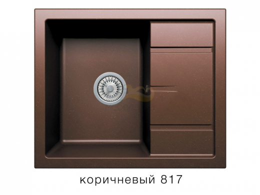 Мойка кварцевая Tolero R-107 Коричневый 817